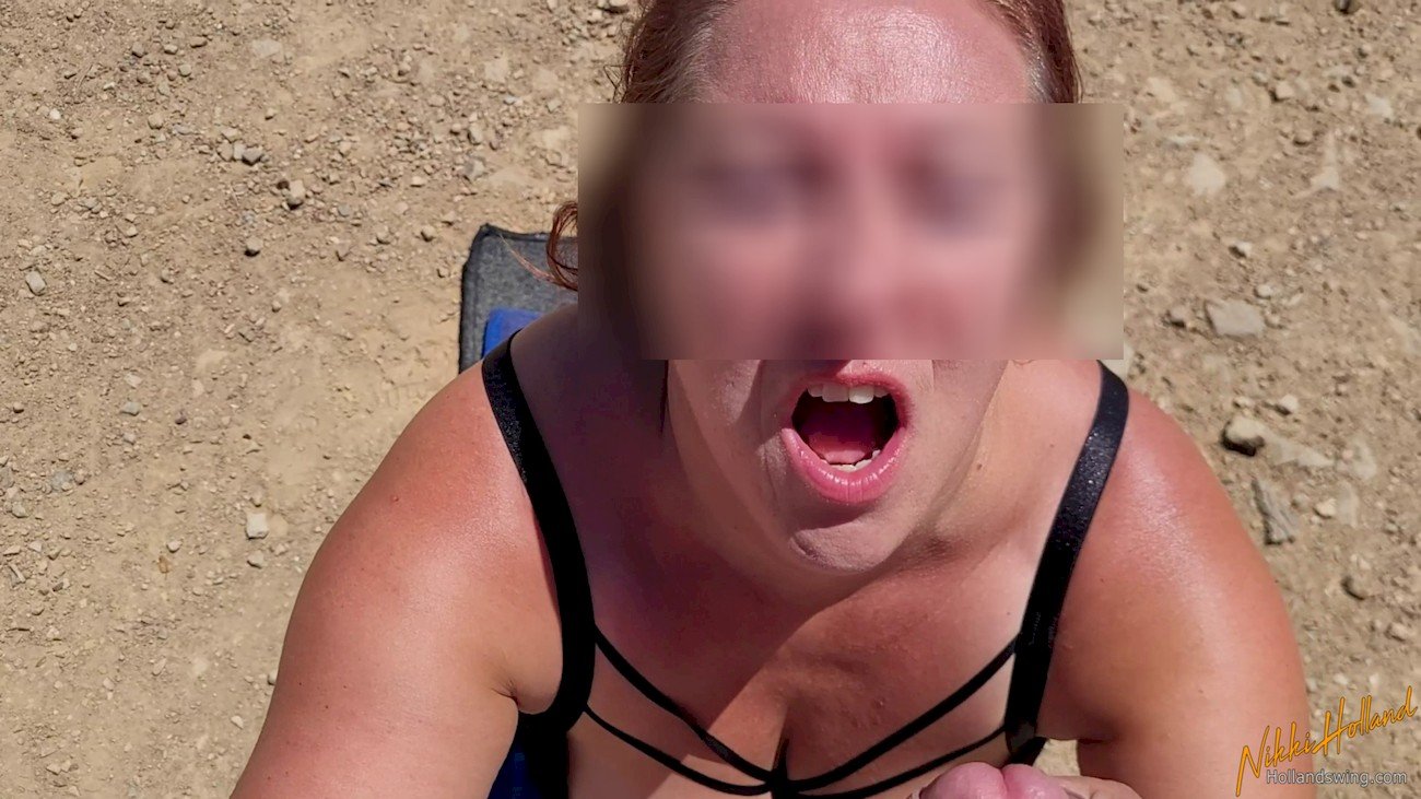 Hiking With A A Naughty Wife In Lingerie Who Wants To Suck Dick Photos