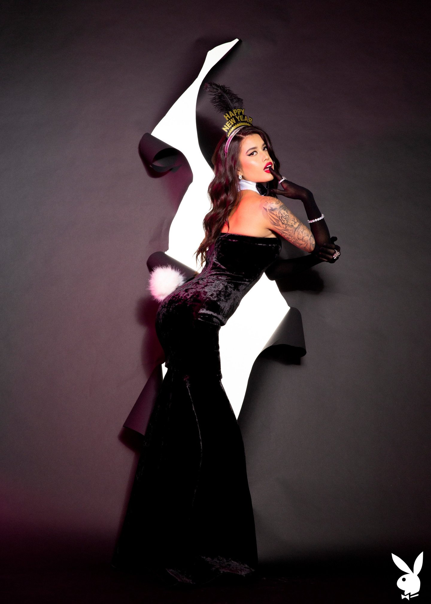 Playboy Bunny Roxy Ferrari In A Hot New Years Eve Photoshoot Photos