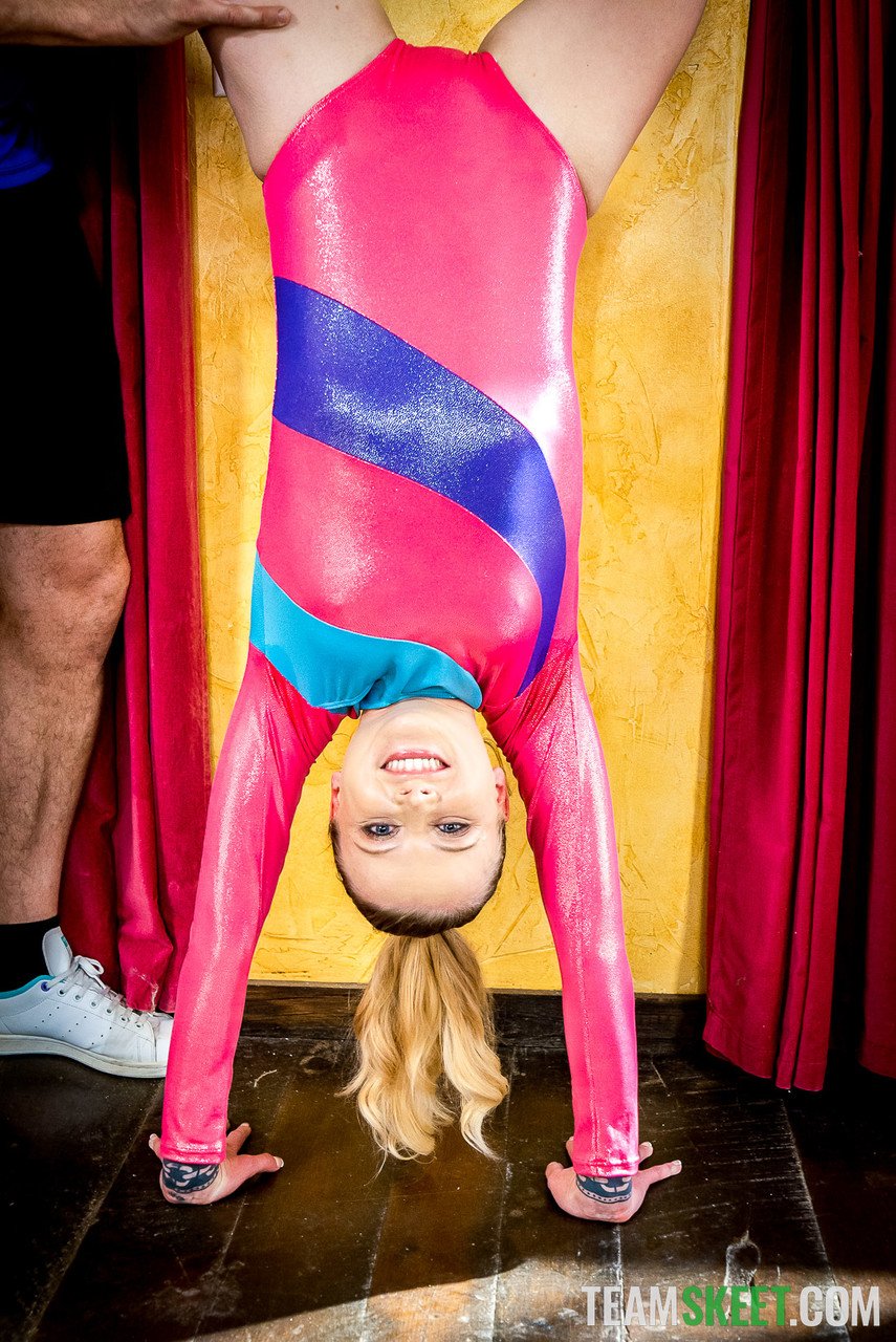 Gymnast Paris White Opens Legs For Horny Coach Danny Mountain 13 Photos
