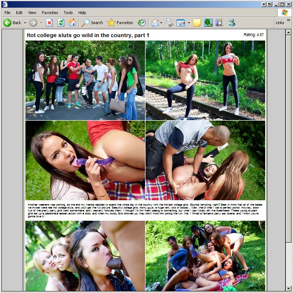 Freeones Gives Porn Site College Fuck Parties An Overall Review Rating Of