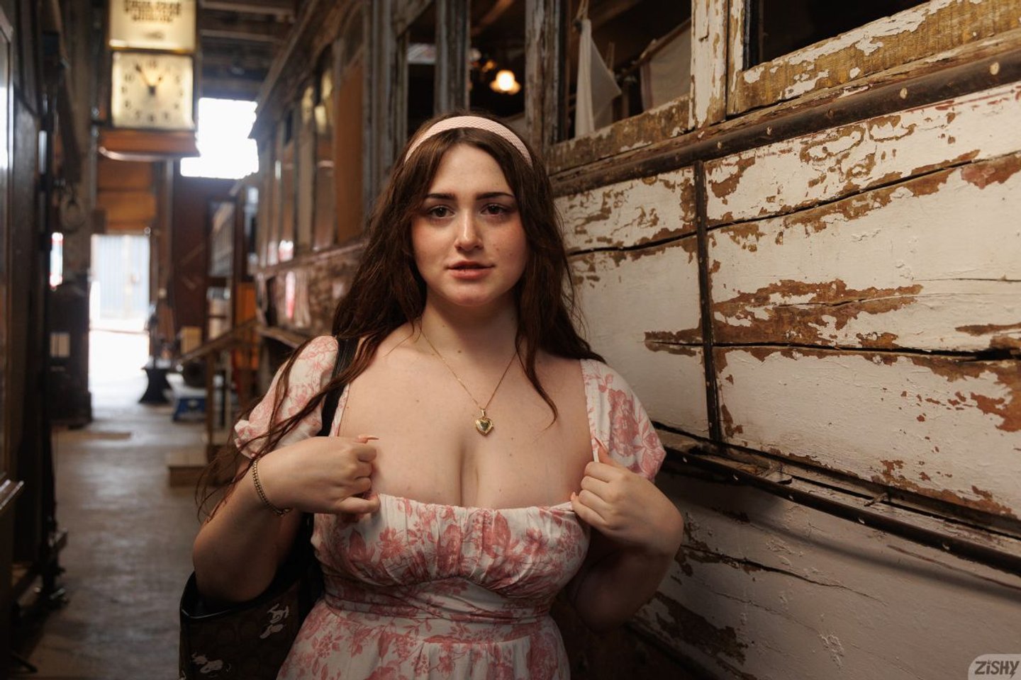 Busty Lilibet Saunders With Hot Ass Showing Off Her Big Tits Photos