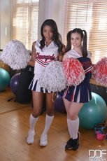 Cheerleaders Nekane and Jasmine Webb get fucked — 1