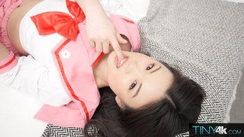 Skinny Asian Lulu Chu wants to be fucked balls deep by her white lover 002