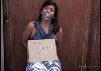 Playful chick in a nasty roleplay bondage scene - Black-Fox-Bound-Tied-Up%20(8)