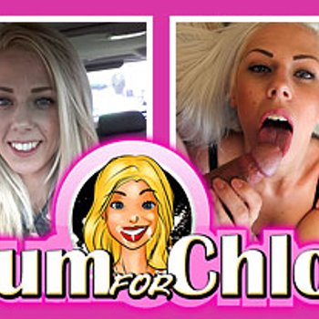 Chloe Vegas sucks Cock and swallows some Cum
