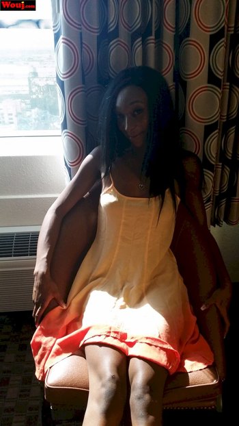 Hot ebony girl tries out different outfits in the bedroom - 000007