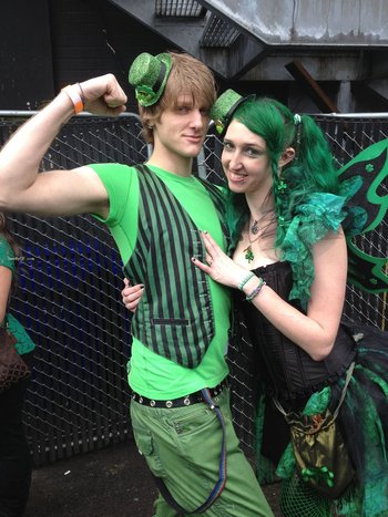 Hot Girlfriends going wild for St. Patricks Day - StPaddys90