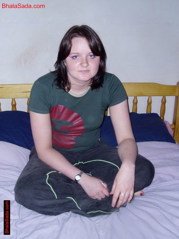 Bored british lass loves to show her pink lingerie to local lads
