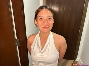 Quickie fucking in the hotel room with small tits amateur Yuri Tirador — 1