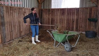 Red haired MILF walks in mud wearing rubber boots - Nica-Nordic-Dirty-Boots%20(1)
