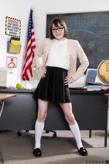 Trans student Claire Tenebrarum fucked by bald Kai Bailey — 1