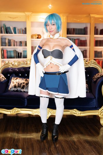 Kinky japanese girl Nanako Nanahara strips and spreads wide 001