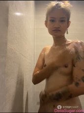 Cute Asian babe Delia wakes up very horny in the morning — 11