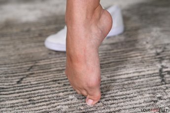 Adorable brunette girl Rissa May teases using her feet and hot ass — 3