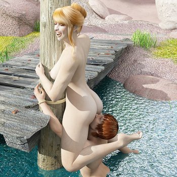 Crazy 3D Characters in Bizarre Femdom Encounter