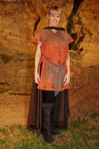 Amateur blonde Natalli Diangelo posing in her medieval clothes - Amateur blonde Natalli Diangelo posing in her medieval clothes 009