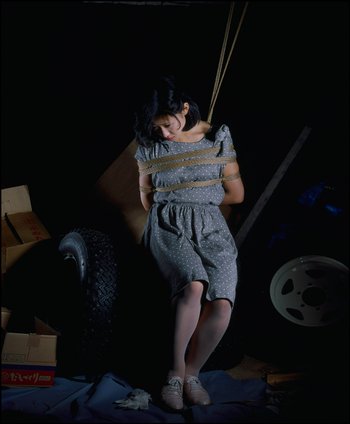 Asian babe struggles in a suspension bondage scene - suspensionsuspensionsuspensionsuspensionsuspension