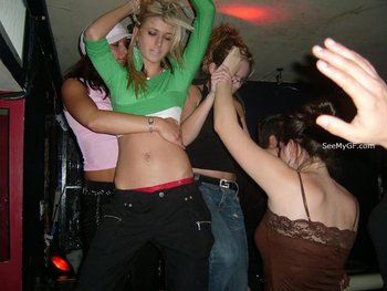 Hot Girlfriends going wild for St. Patricks Day