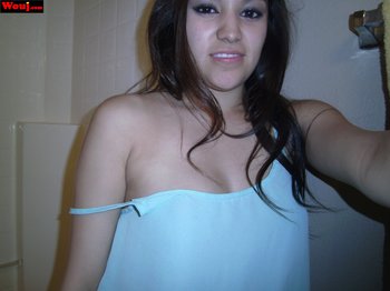 Amazing brunette chick loves taking pictures of her nice body - 000006