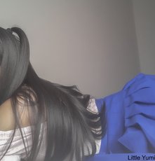 Amazing girl Little Yumi showing her tits and tight pussy — 11
