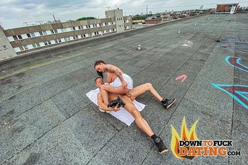 Mature european chick enjoys fucking on the roof - Down-to-Fuck-Dating-Sex-On-The-Roof (8)