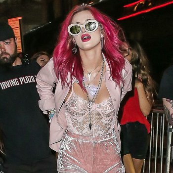Bella Thorne in see through lingerie Top