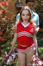 Naughty cheerleader Selina Imai teases her neighbor and gets fucked deep — 3