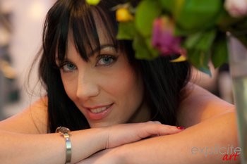 Busty milf beauty Mya Lorenn  enjoys stripping and masturbating in pov - mya-lorenn-solo-037