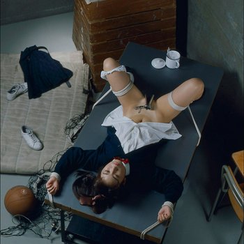 Adorable Schoolgirl likes her some bondage Action