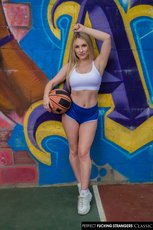 Blonde Bunny Madison with big boobs riding Ken Feels' hard cock — 1