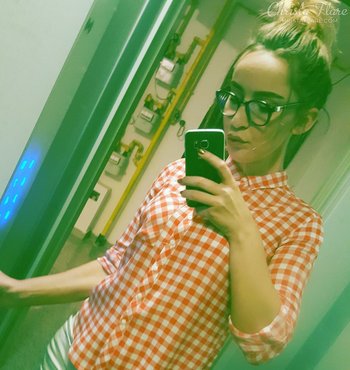 Nerdy chick Christa Flare showing off her sexy curves - 000006