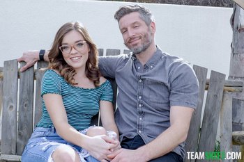 Kinky brunette girl Katie Kush gagsthen rides on a huge pecker - Katie-Kush-Will-She-Cheat (10)