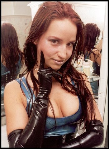 Naughty Babe looks stunning in her Latex Dress - Wasteland-BDSM-Latex-Dress(13)
