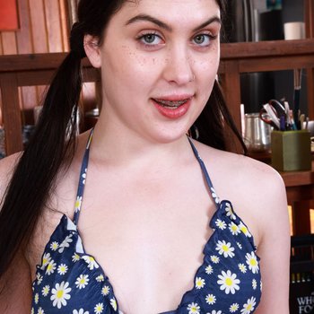 ATK Petites presents solo Daydream Daisy posing totally naked