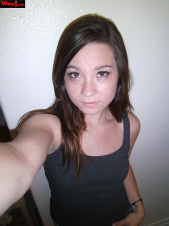 Two pretty girls love taking pictures of their sexy figures