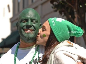 Hot Girlfriends going wild for St. Patricks Day - StPaddys01