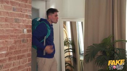 Older and a younger guy team up to pleasure slutty Mar Bella