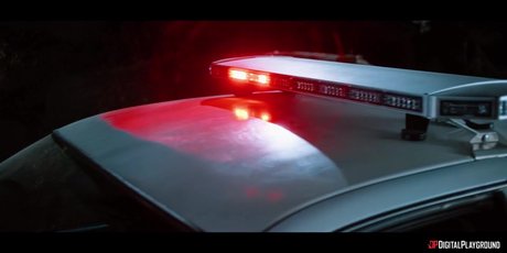 Two dirty cops fuck sluts Codi Vore and Sinatra Monroe on their car