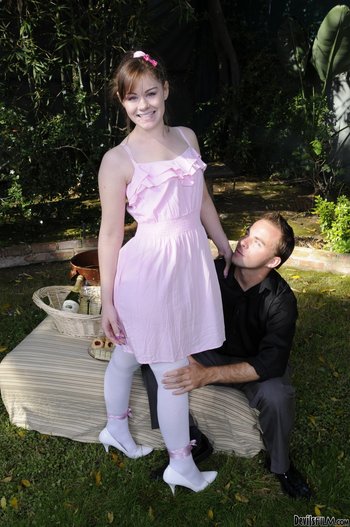 Sexy bitch Angel Cakes fucking a guy with a Strapon - 14116_004