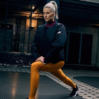 Lena Gercke modeling for Adidas about you sportwear in 2020