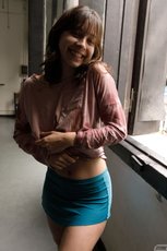Solo Geral Santos with natural tits doing striptease for Zishy studio — 11