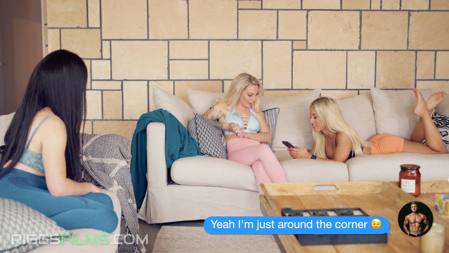 3 cycate laski dzielą się kutasem