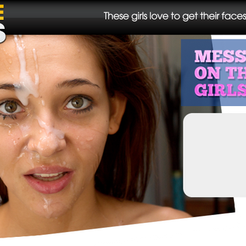 Hot Natali Blue taking Cum over her pretty Face