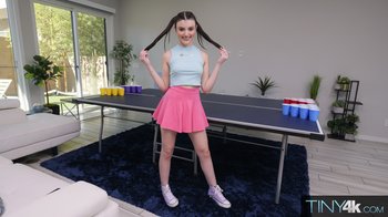Table Tennis leads to hardcore fucking with natural tits Julia James 002