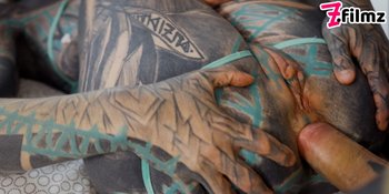 Tattooed alt babe Anuskatzz enjoys taking a big cock up her tight asshole - ZF008_0105_015