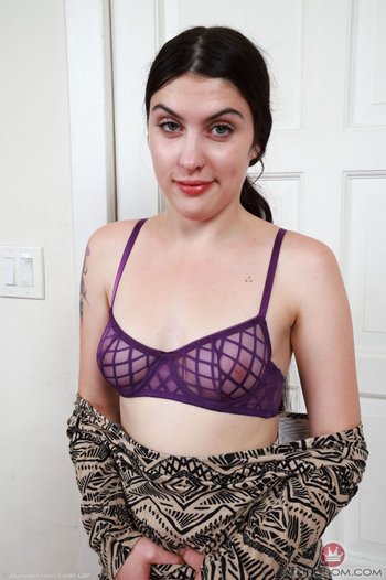 ATK presents brunette Daydream Daisy with long hair and small tits 003