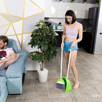 Rough dicking in the bedroom with hairy Sweet Ophelia and her boyfriend