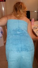 Mature blonde babe poses for local photographers and shows off her ass — 7