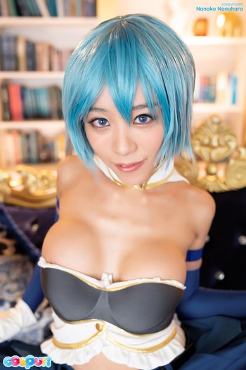 Kinky japanese girl Nanako Nanahara strips and spreads wide 004